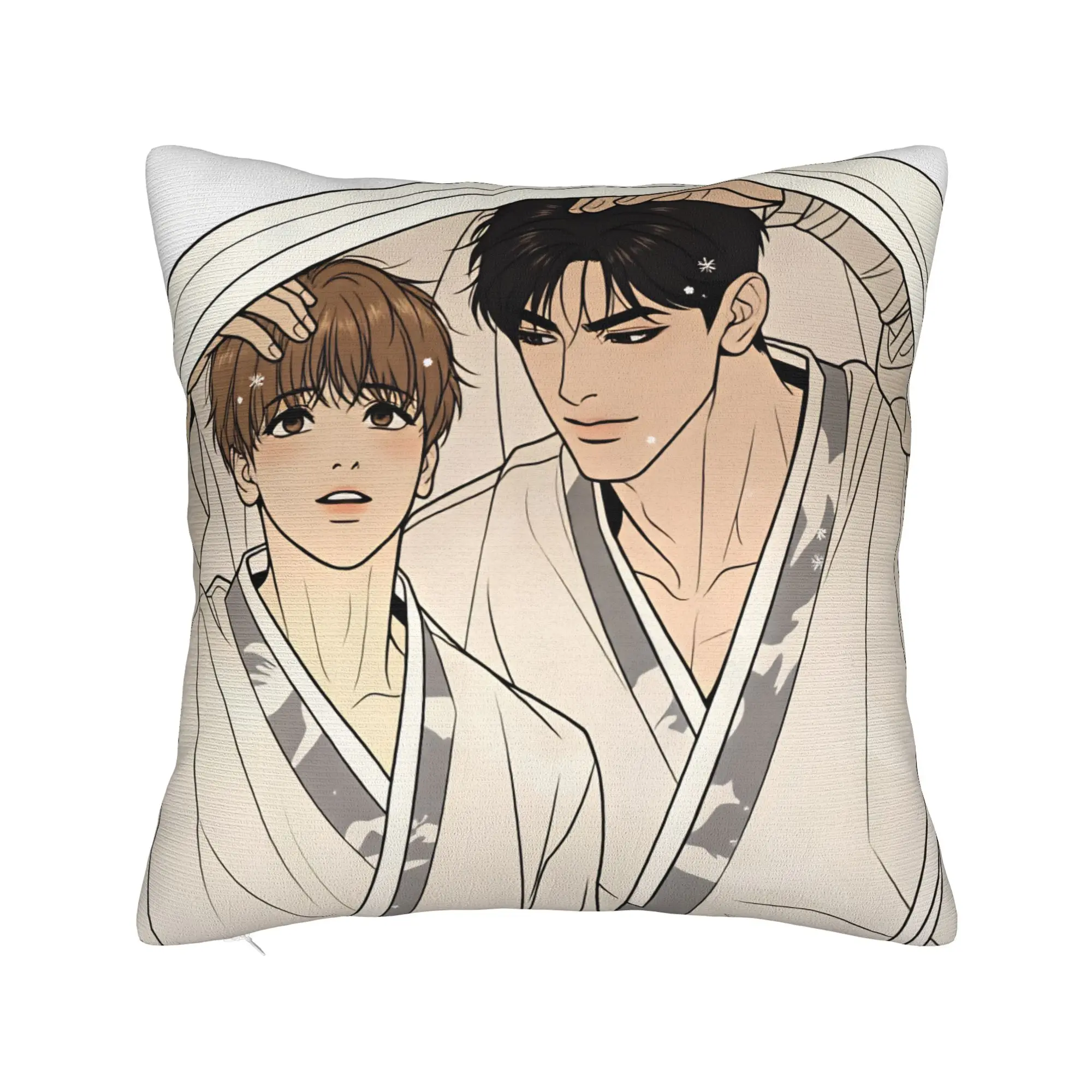 Pillow Cover Bl Manhwa Jinx Joo Jaekyung   Pattern Cushion Cover  Novelty Pillow Case For Sofa Car Home Decor Pillowcases