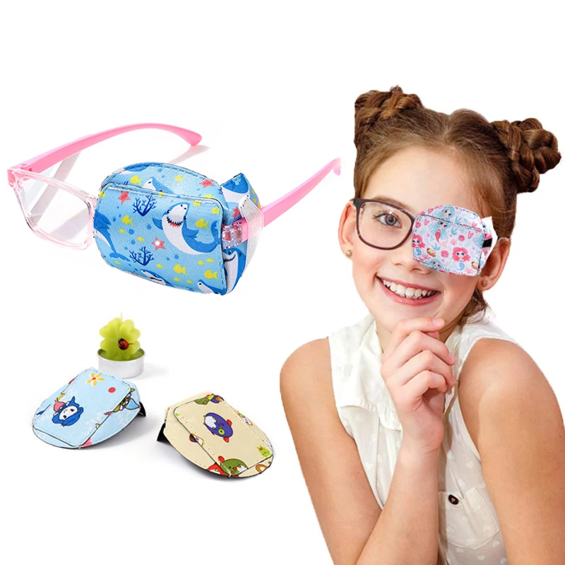 Tratamento do estrabismo Cuidado da visão para crianças, Medical Lazy Eye Patch, Cuidados de saúde, oclusão infantil, Eyeshade, 1Pc