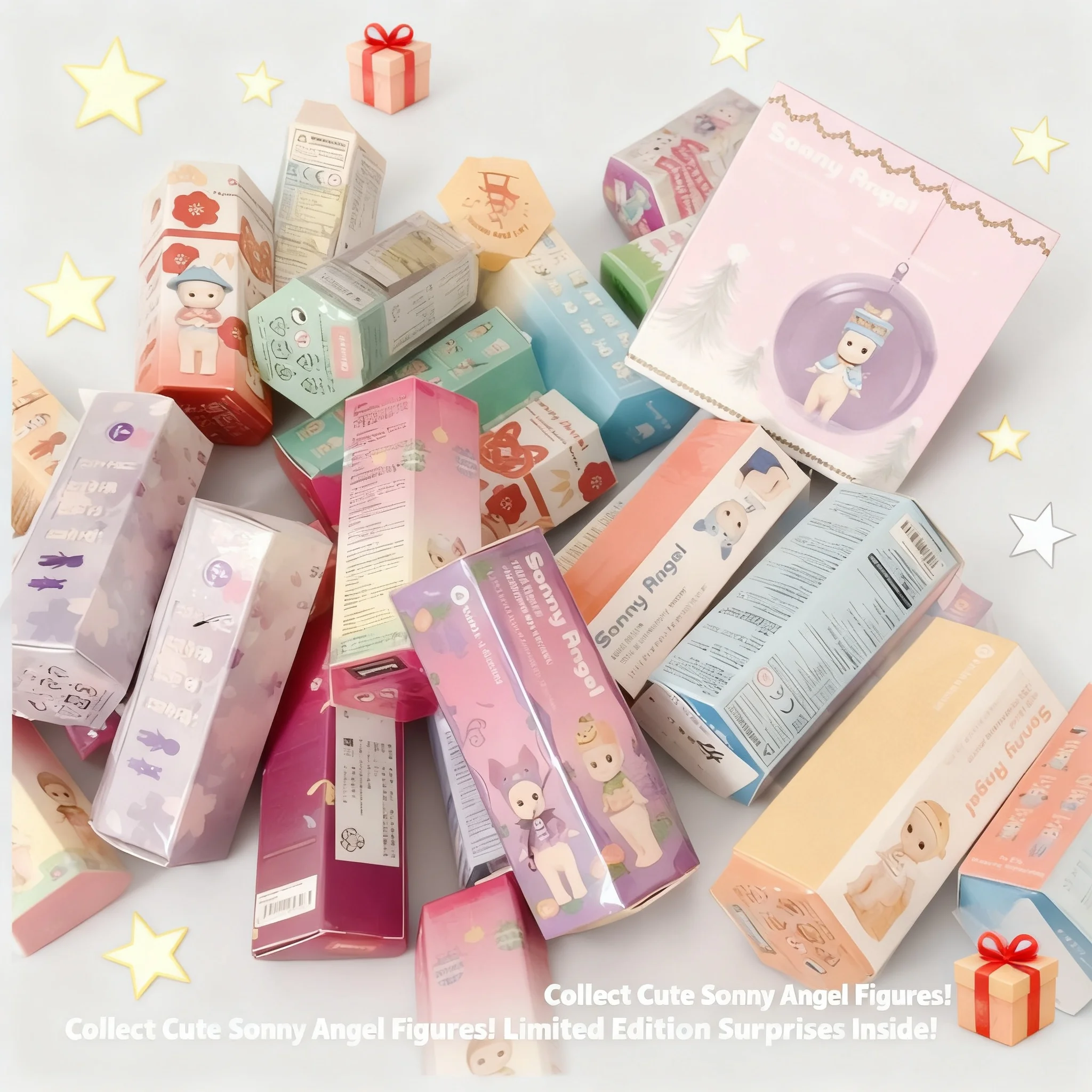 Sony Angel 20th Anniversary Harvest Series Caja Sorpresa Figura de Anime Muñeco de Frutas y Verduras Adorno Coleccionable para Fans Regalo