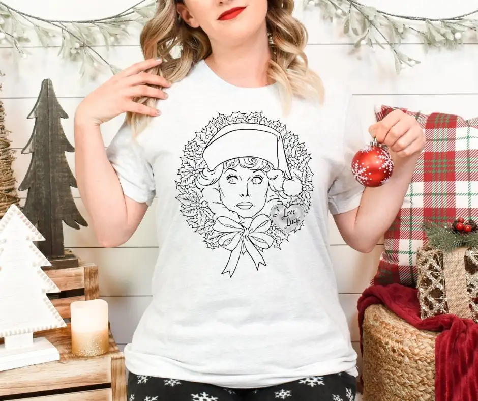 I Love Lucy T Shirt For Mom Ricardo Christmas Women'S Vintage Lucille Ball Her Holiday