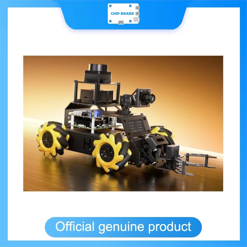 Hiwonder ClawPi ROS2 AI Robot Car Raspberry Pi 5 Mecanum Platform LiDAR SLAM AI Vision LLM Development Kit