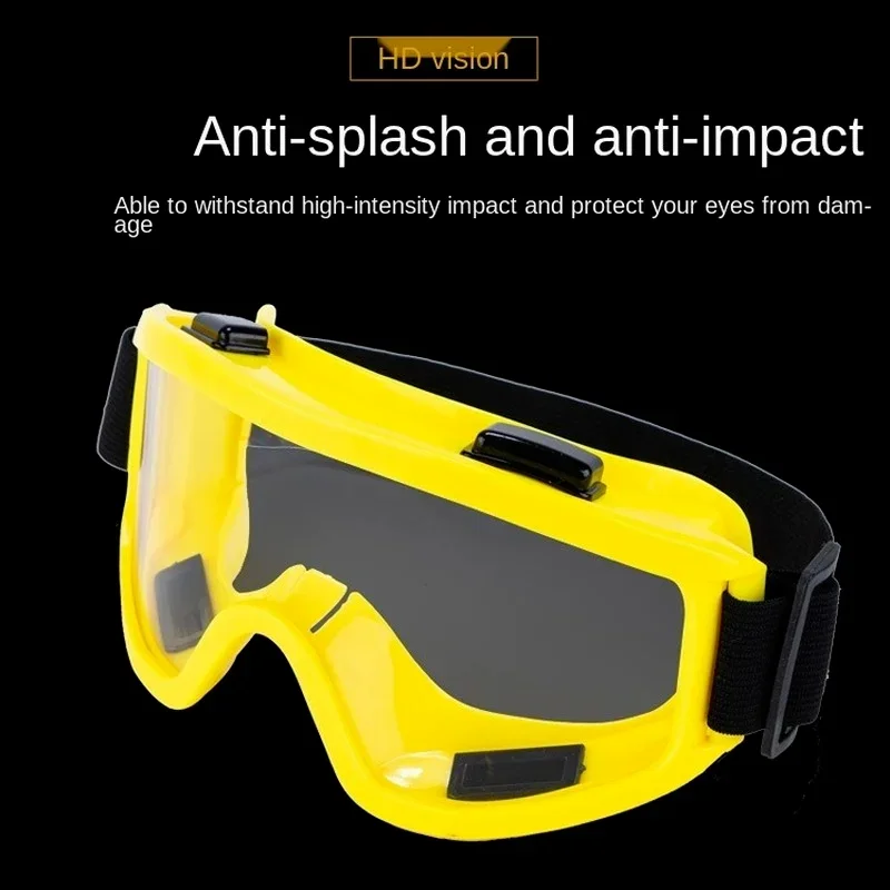 Safety Goggle Anti-splash Dust-Proof WInd-Proof Work Lab Eyewear Eye Protection Industrial Research Safety Glasses Clear Lens