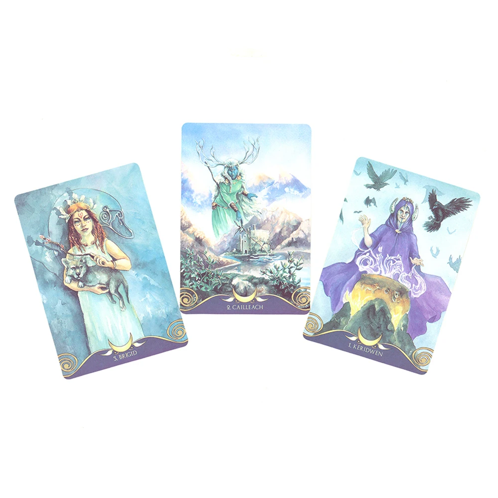 The Goddess Oracle Spanish Tarot Cards for Beginners with Guidebook English Spanish French Italian Russian Portuguese Versions