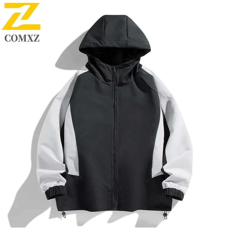 COMXZ 2025 Spring Autumn Reversible Jacket Mens Coat