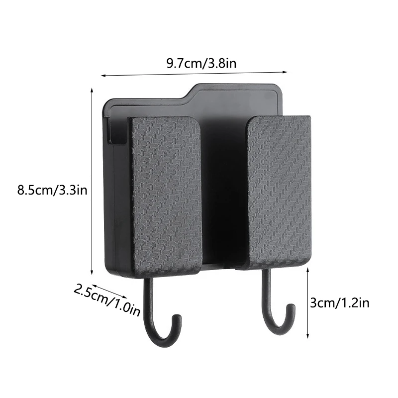 Universal Remote Controller Holder Phone Charging Bracket Air Conditioner Remote Controller Bracket Wall Shelf Mount Stand image 6