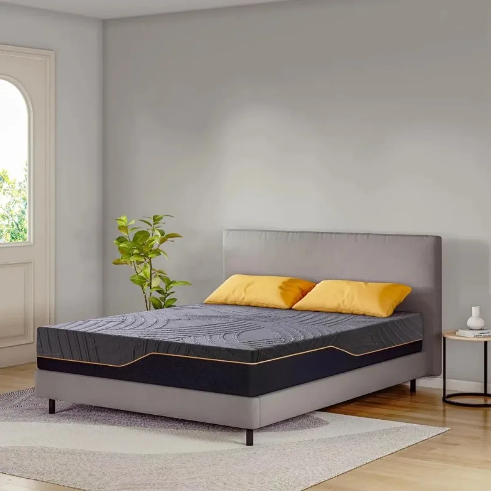 

Firm Mattress 14 Inch, Copper-Gel Memory Foam Mattress in a Box, CertiPUR-US Certified, Pressure Relief, Made in USA