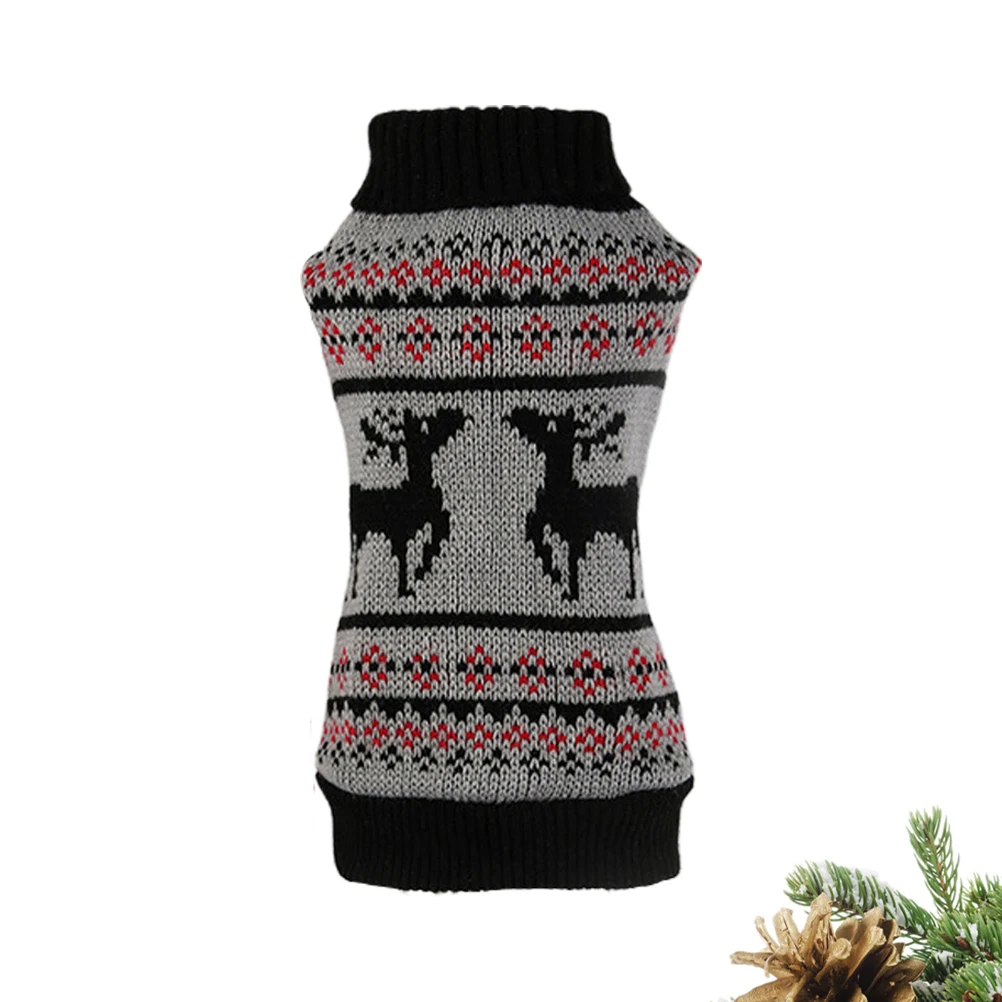 

Dog Dress Winter Pet Sweater Sweaters Clothes Christmas Costume Puppy Xmas Cloak