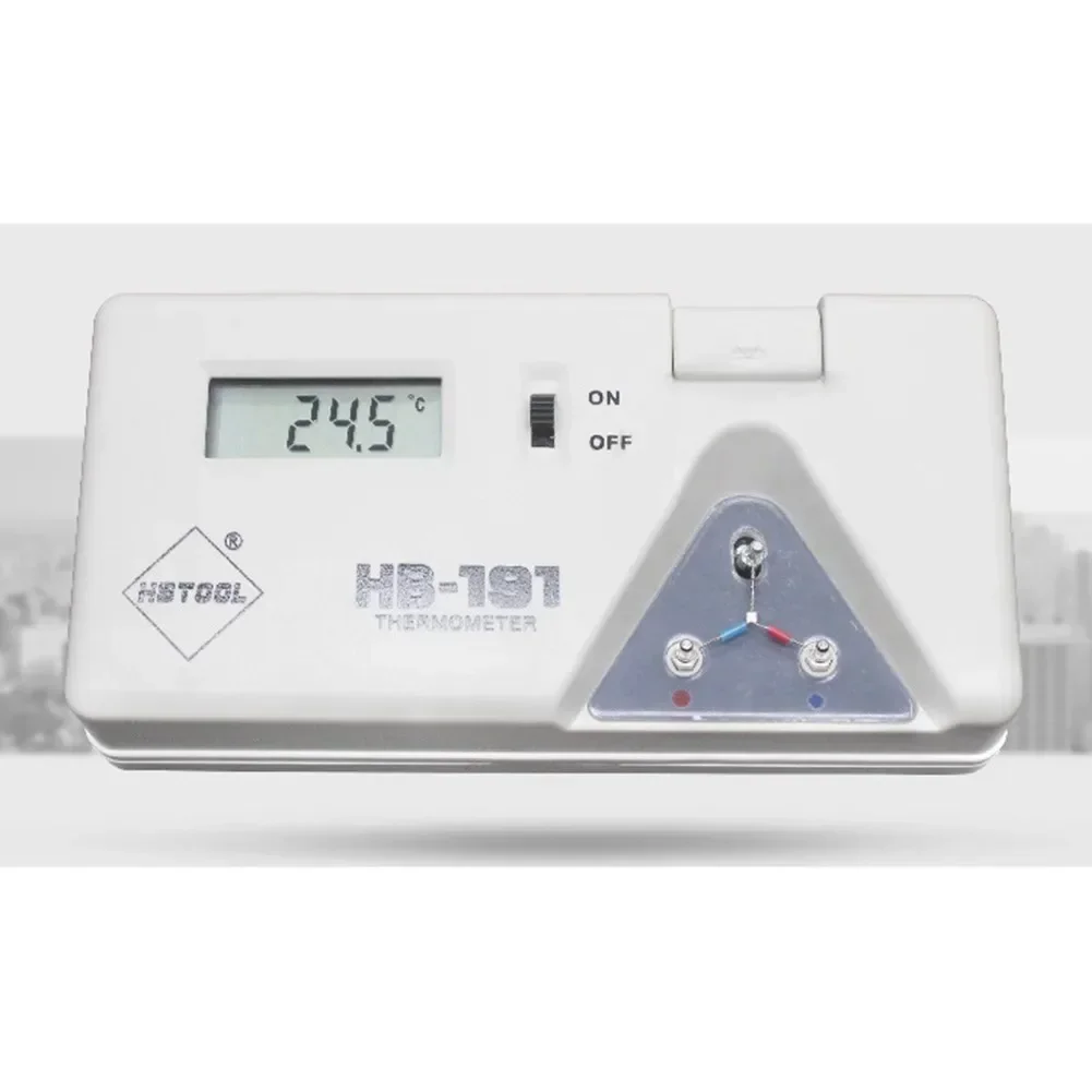 191 Temperature Tester LCD Digital Display Soldering Iron Tip Thermometer + Line Wear-resistant Power Tool Parts Replacement