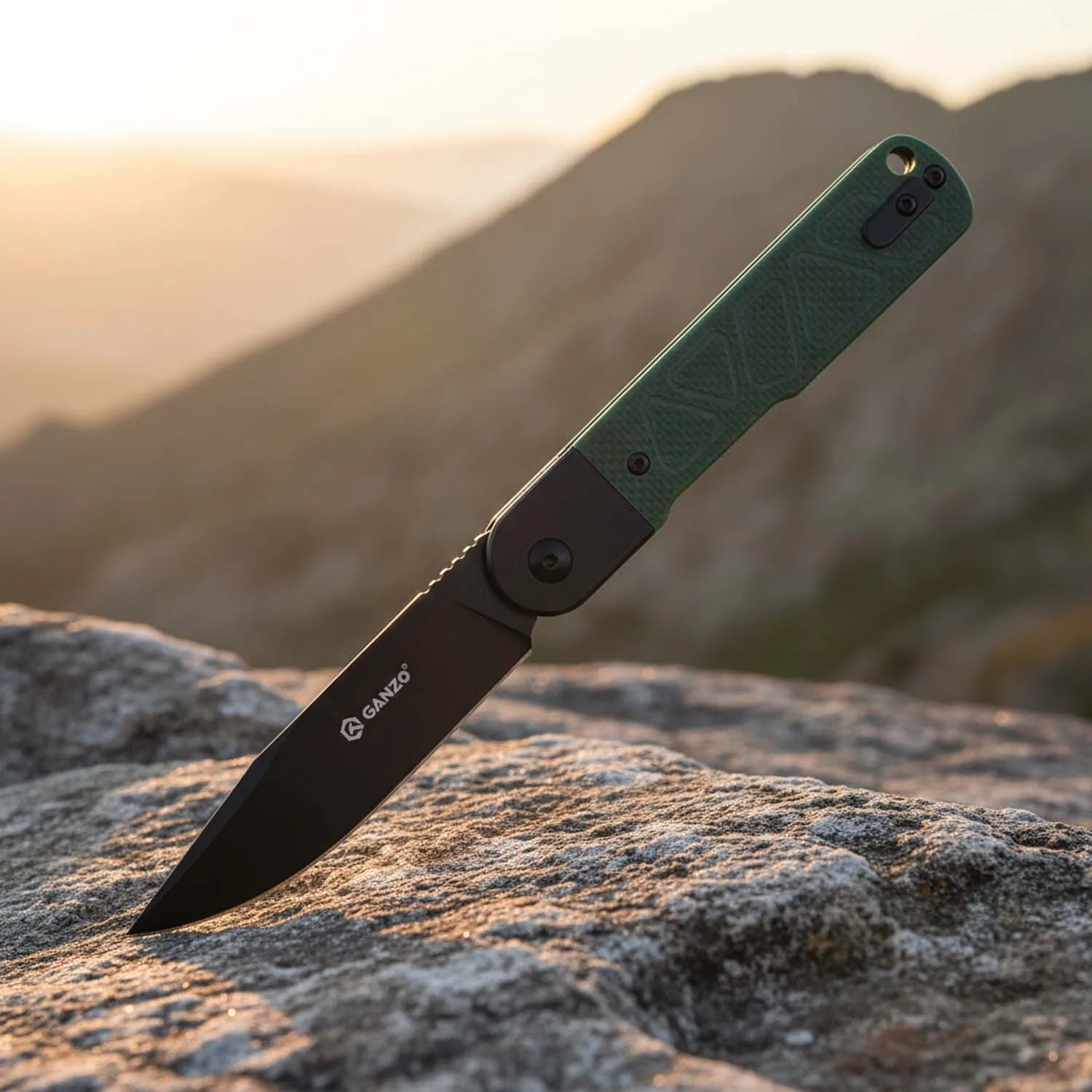 Ganzo G767PT FBKNIFE G10 Handle 9CR14 Blade Folding Knife Outdoor Tool Pocket Knife Survival Hunting Camping EDC Tool