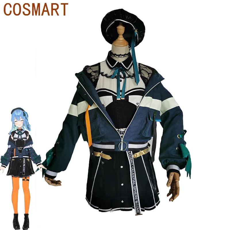 

COSMART 4th Anniversary 3DLive Hoshimachi Suisei Cosplay Costume Vtuber Yutuber Hosimati Suisei Dress Halloween Carnival Suit