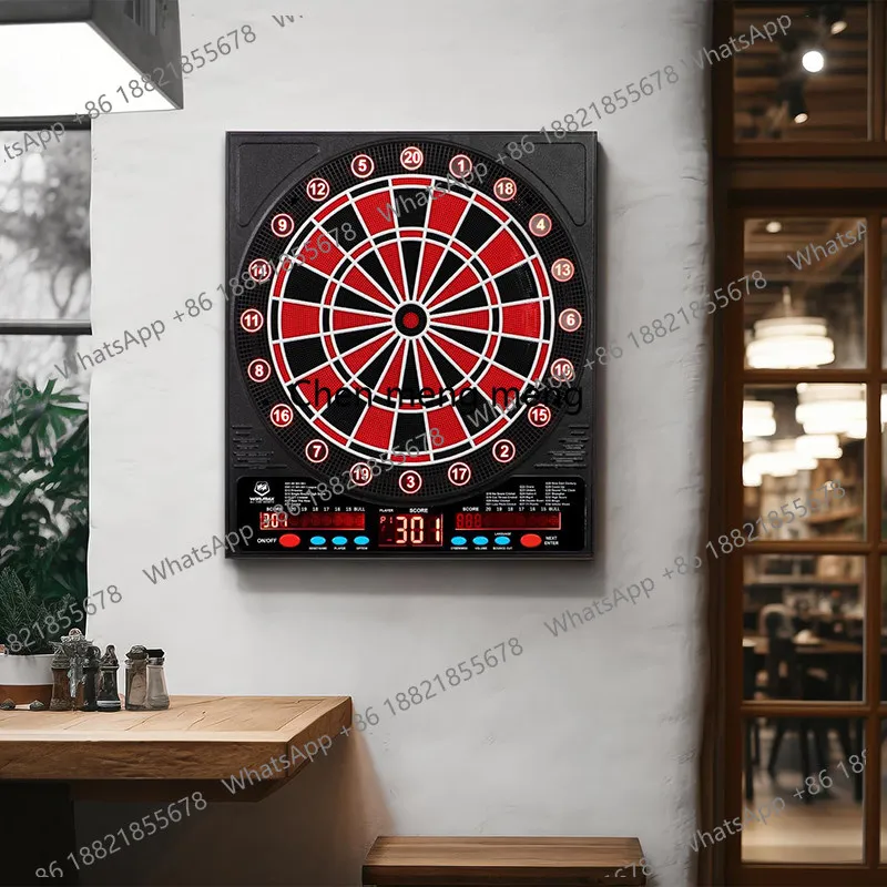 Soft Match Safety Electronic Dartboard Set Adult Entertainment Automatic Scoring Dartboard
