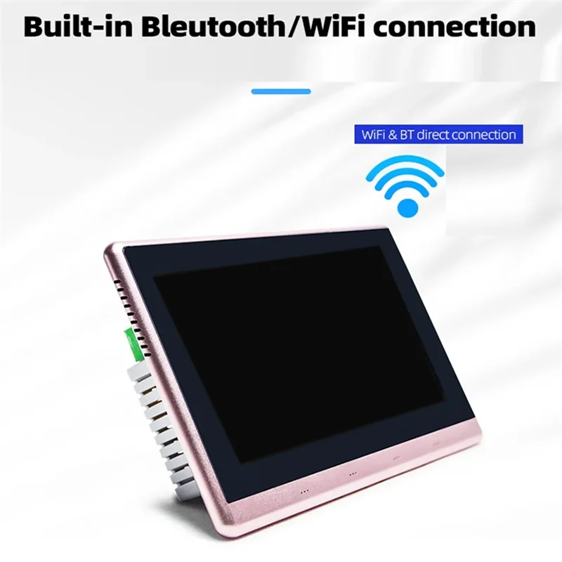 7 Inch Android 11 Music Amplifier Audio System 8 X 30W 2 Zone Android 11 Wifi 7 Inch Touch Screen Amplifier