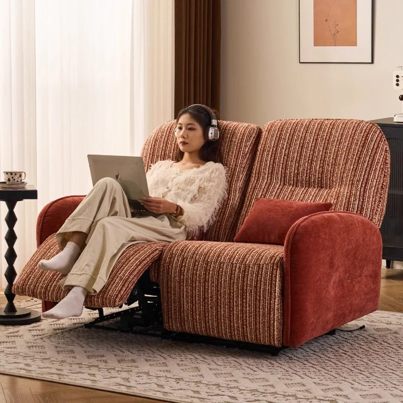 Small apartment fabric first-class electric cabin can sleep retro zero against the wall