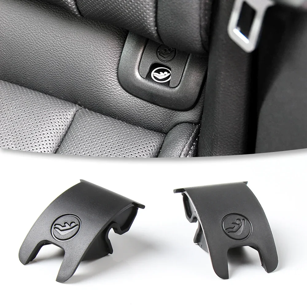 Car Rear Child Seat Anchor Isofix Slot Trim Cover Button For AUDI Q5 2009-2016 Car ISOFiX Cover Child Seat Buckle Cover