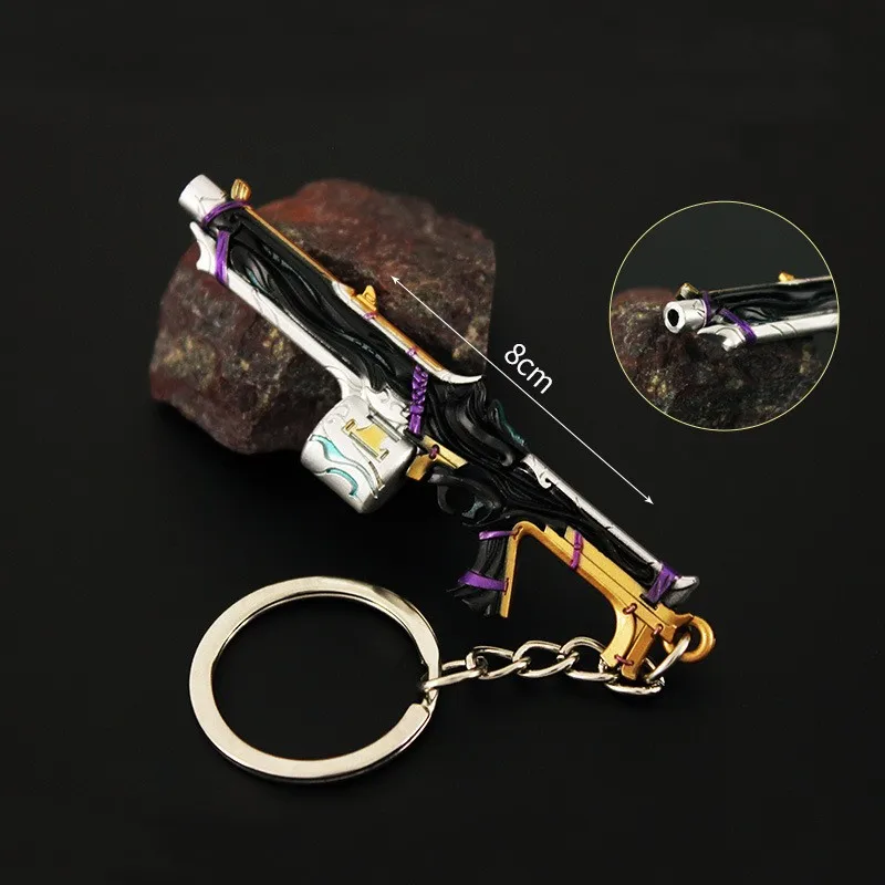 Valorant Keychain Judge Bound Act 3 Battle Pass Model 8cm Chaveiro Game Pendant llaveros Jewelry Gifts Toys For Boys 10PCS/Lot