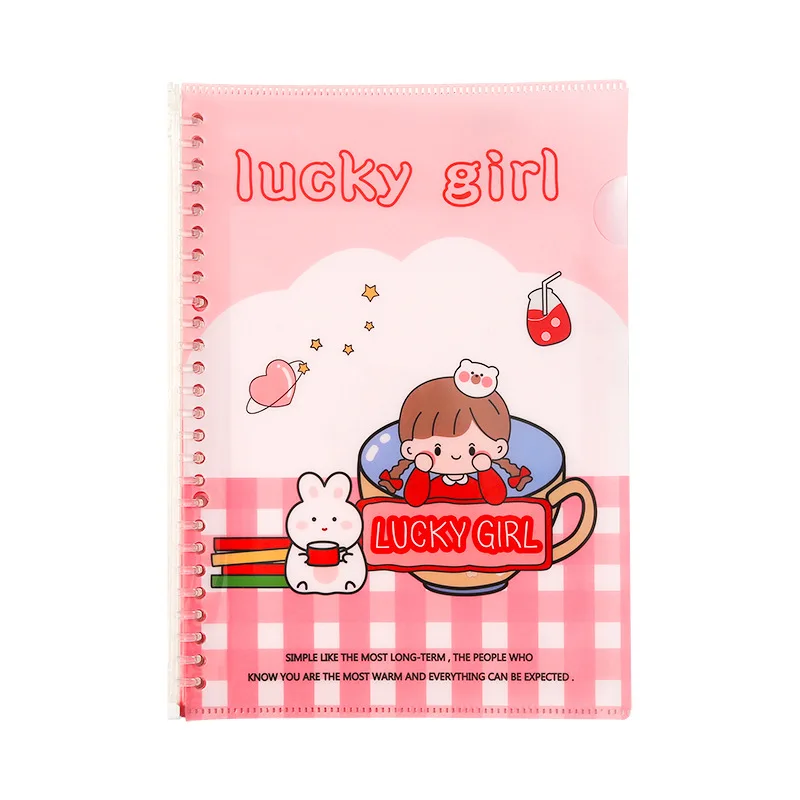 Novo Caderno Kawaii B5 Folhas Folhas Soltas 30 Folhas Caderno Dos Desenhos Animados Binder Jornal Agenda Livro Notepad Escola Papelaria Fornecimento