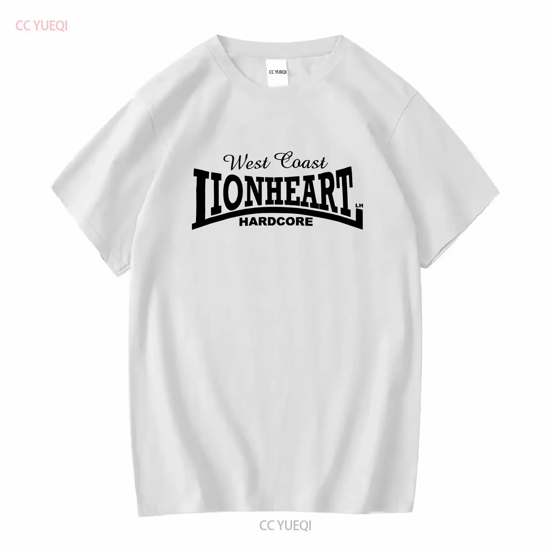 Vintage LionhearT T Shirt Hardcore Size L West Coast vintage Washed Casual Unisex Stylish streetwear Breathable graphic