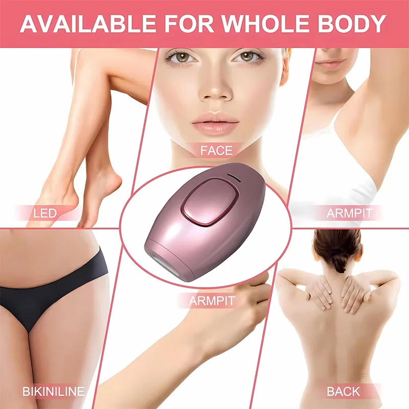 Popular laser hair removal instrument IPL home use for women's shaving strong pulse hair removal instrument epilator 2025