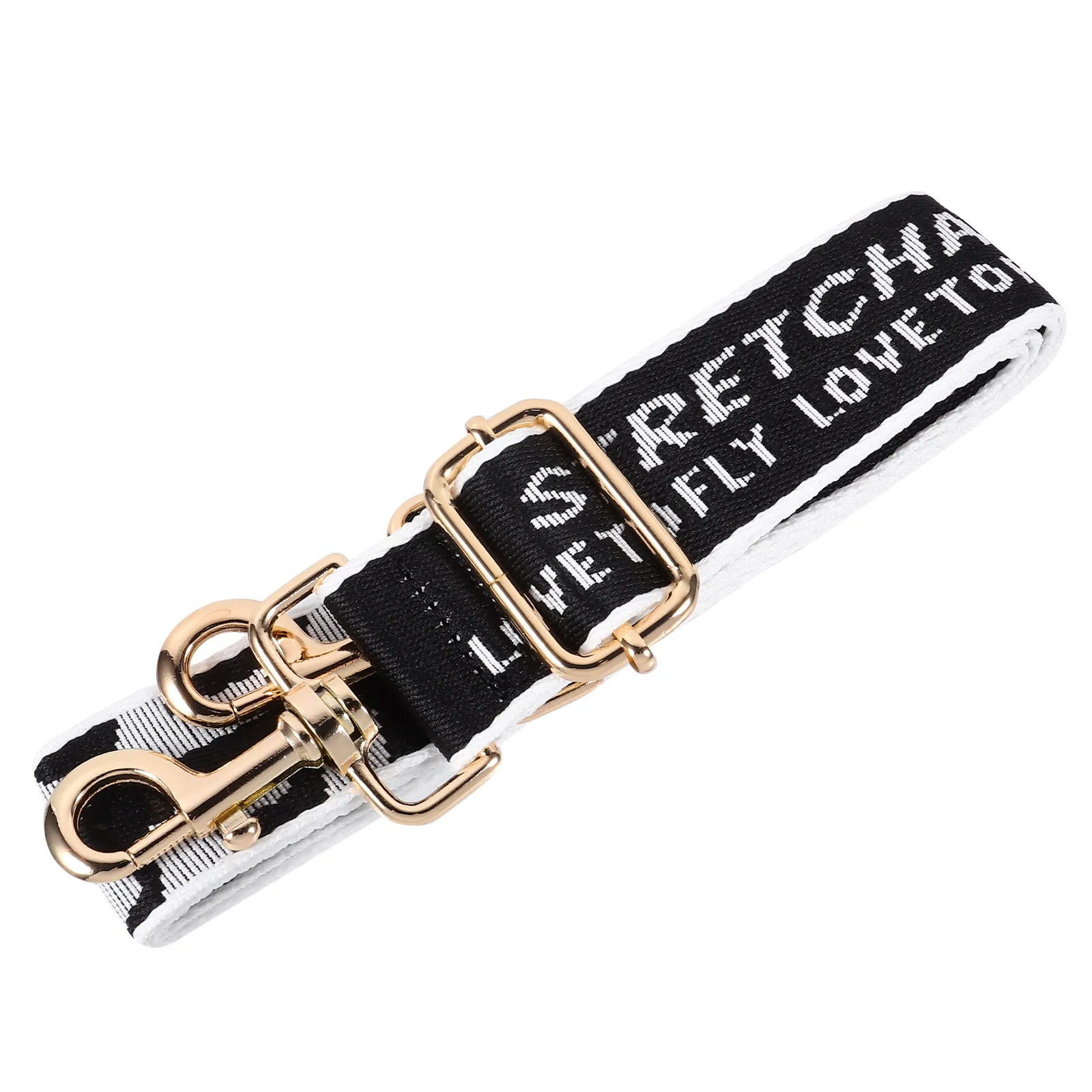 

1 шт. Сменный ремень для сумки, широкий регулируемый нейлоновый ремень через плечо для сумок-кроссбоди, модный ремень для сумок с металлической пряжкой