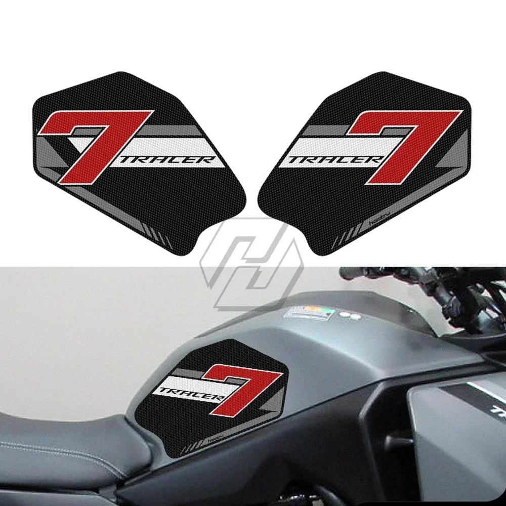 

Motorcycle Fuel Tank Anti-Slip Mat Legs Knee Protective Sticker Pad For Yamaha TRACER 7 2021-2022