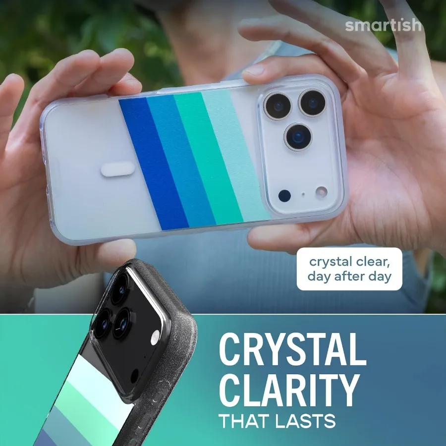 حافظة شفافة لهاتف iPhone 17 Pro Max MagSafe - تصميم نحيف واقٍ خفيف الوزن مع قبضة معززة بتقنية مضادة للاصفرار #4