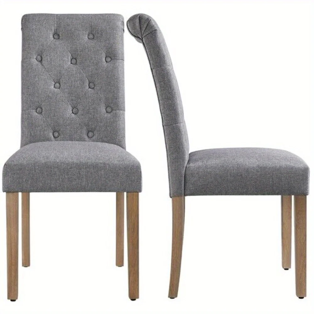 

Dining Chairs High Back Padded Classic Dining Chair Home Kitchen 2pcs
