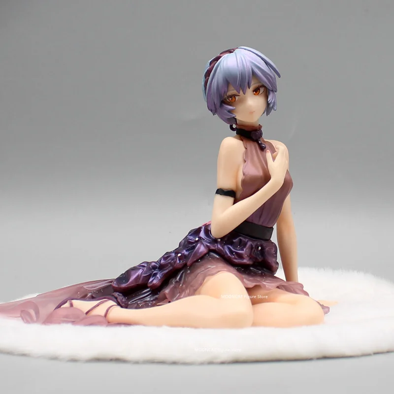 Neon Genesis Evangelion Anime Figure Eva Ayanami Rei 12cm Action Figurine Pvc Statue Collection Model Desk Decoration Toys Gift