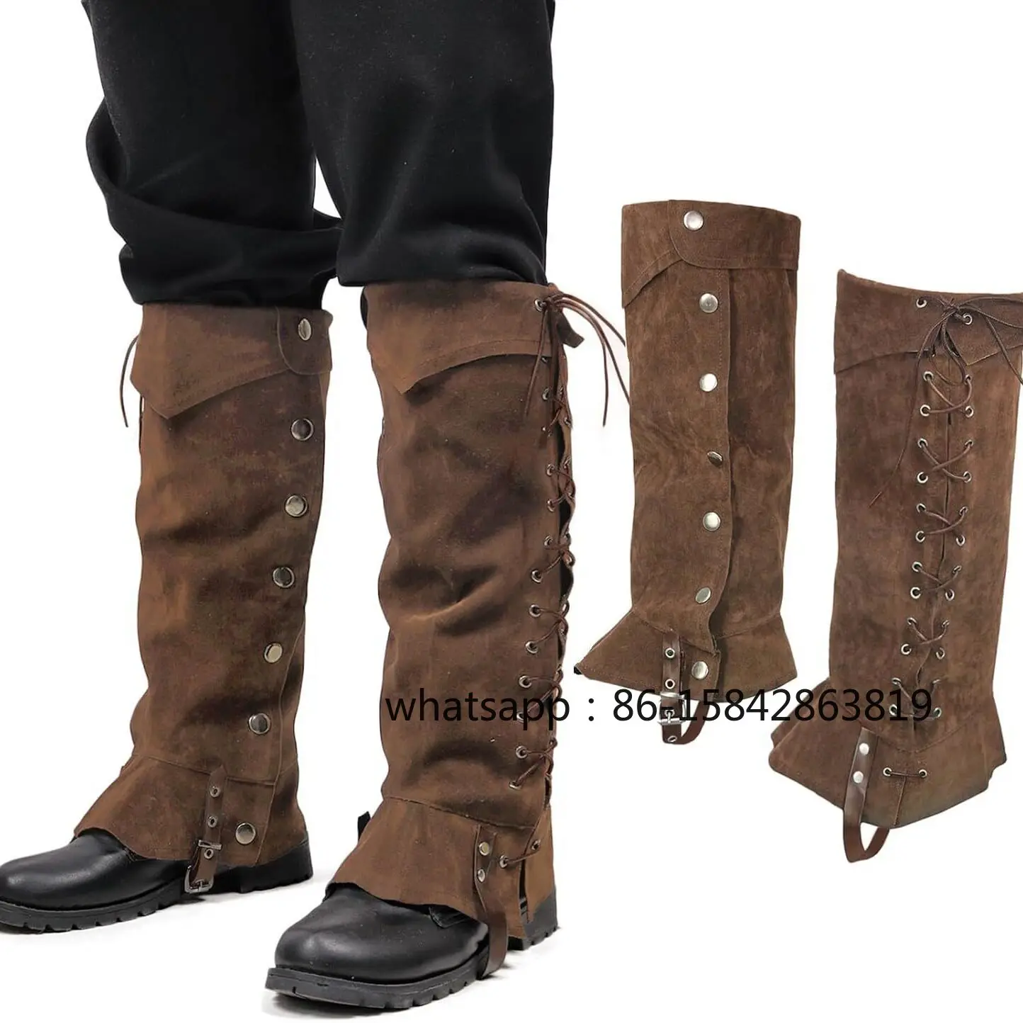 Cover Medieval Gates Boots Renaissance Cosplay Shoe Cover