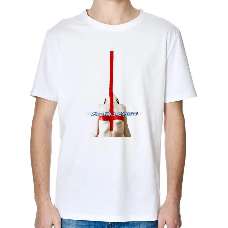 Naked Inverted Cross Sexy Fashion Graphic T Shirts Summer New Shirts And T-Shirts Cotton Short Sleeve T-Shirts Mens Clothes