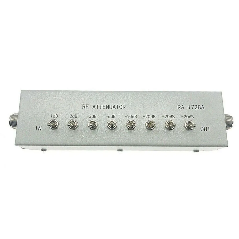 Imagem -06 - Freqüência Atenuador Metal para Radioamadorismo Transmissor 82db Passo Variável 50 Ohm Resistente e Prático Alta