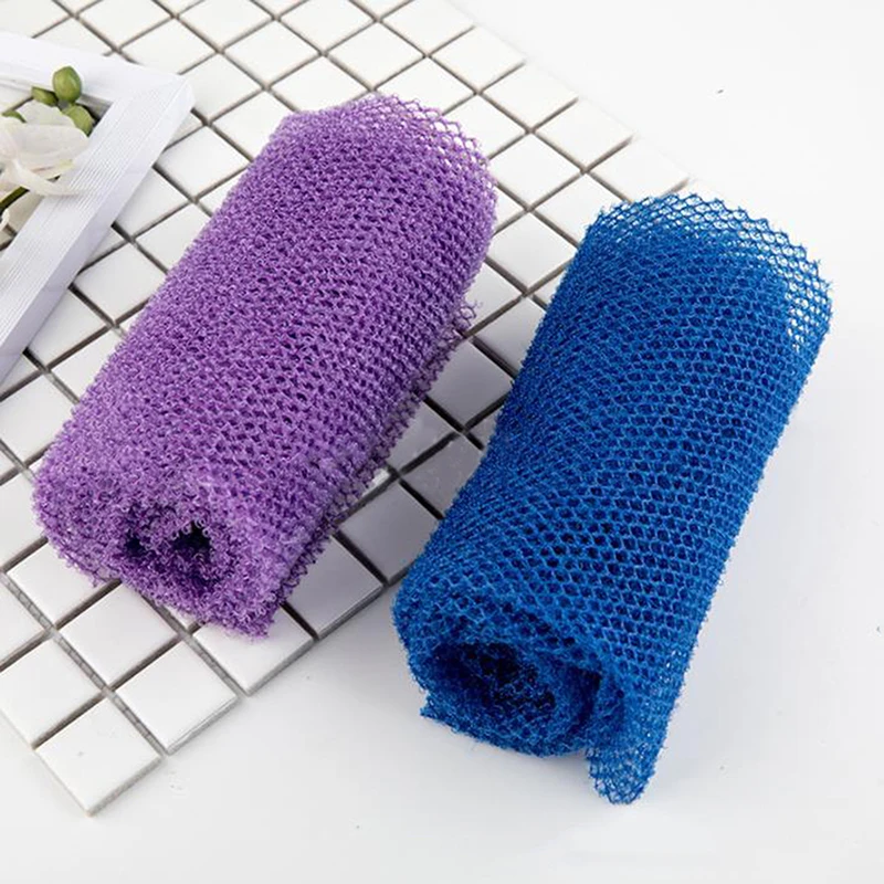 African Net Sponge Exfoliating Bath Scrubby Towel Body Scrubbing Wash Shower Foaming Net Cleaning Tool