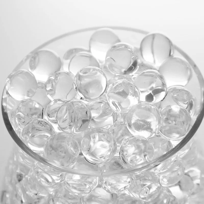 30,000PCS Magic Water Gel Beads Balls Pearls Growing Hydrogel Orbit Clear Crystal Soil for Vase Filler Swell in Water Non Toxic