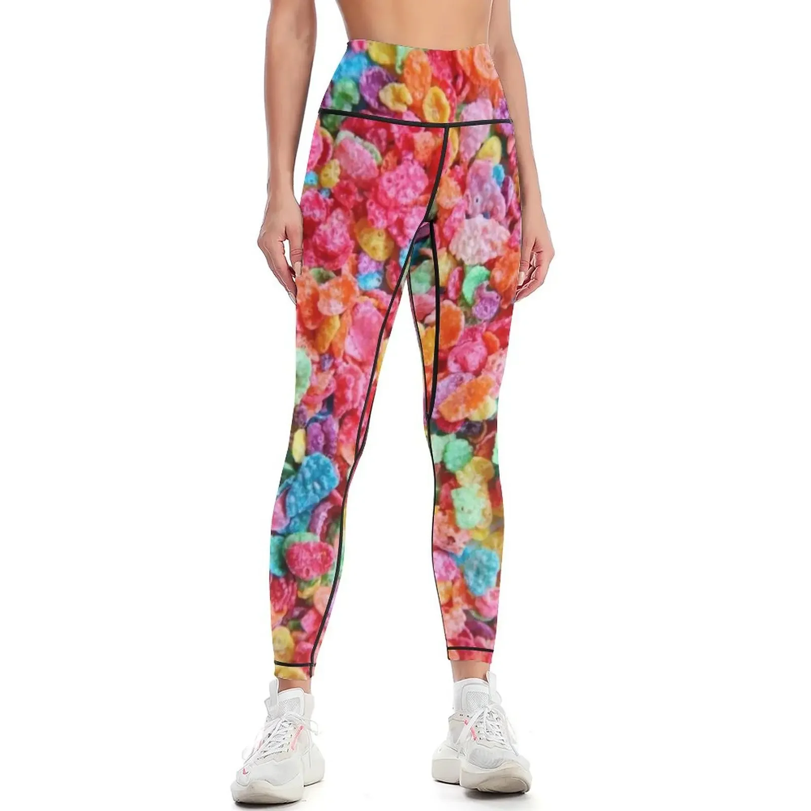 

Fruity Cereal Leggings sports for push up sport legging gym's clothing Sportswear woman gym Womens Leggings