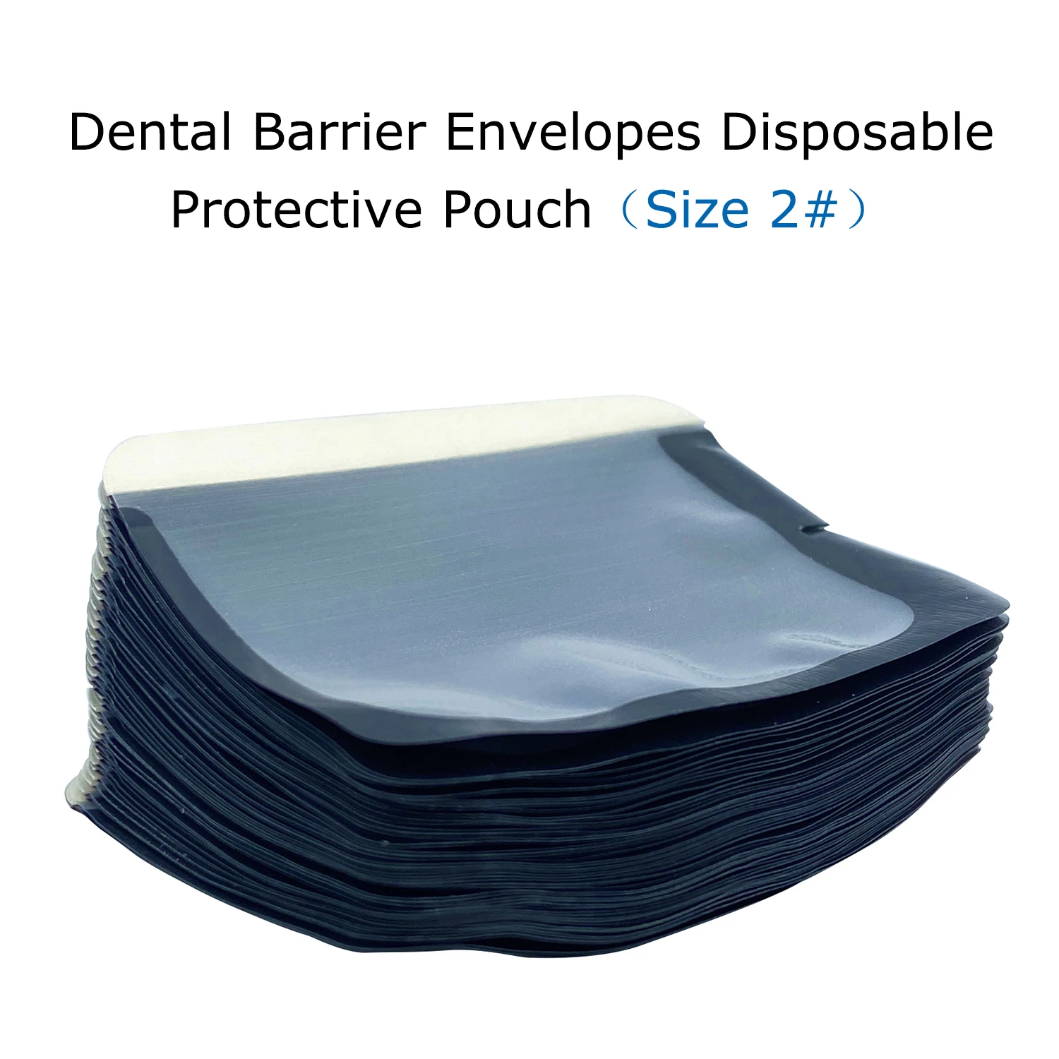 100 pçs envelopes de barreira dentária descartável bolsa protetora sacos capa para filme raio x placa fósforo dental digital ray scan x