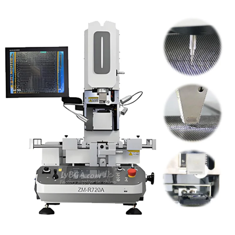 LYBGA ZM-720A Estação de retrabalho BGA industrial de alinhamento óptico Módulo personalizado Máquina de reparo de display LED