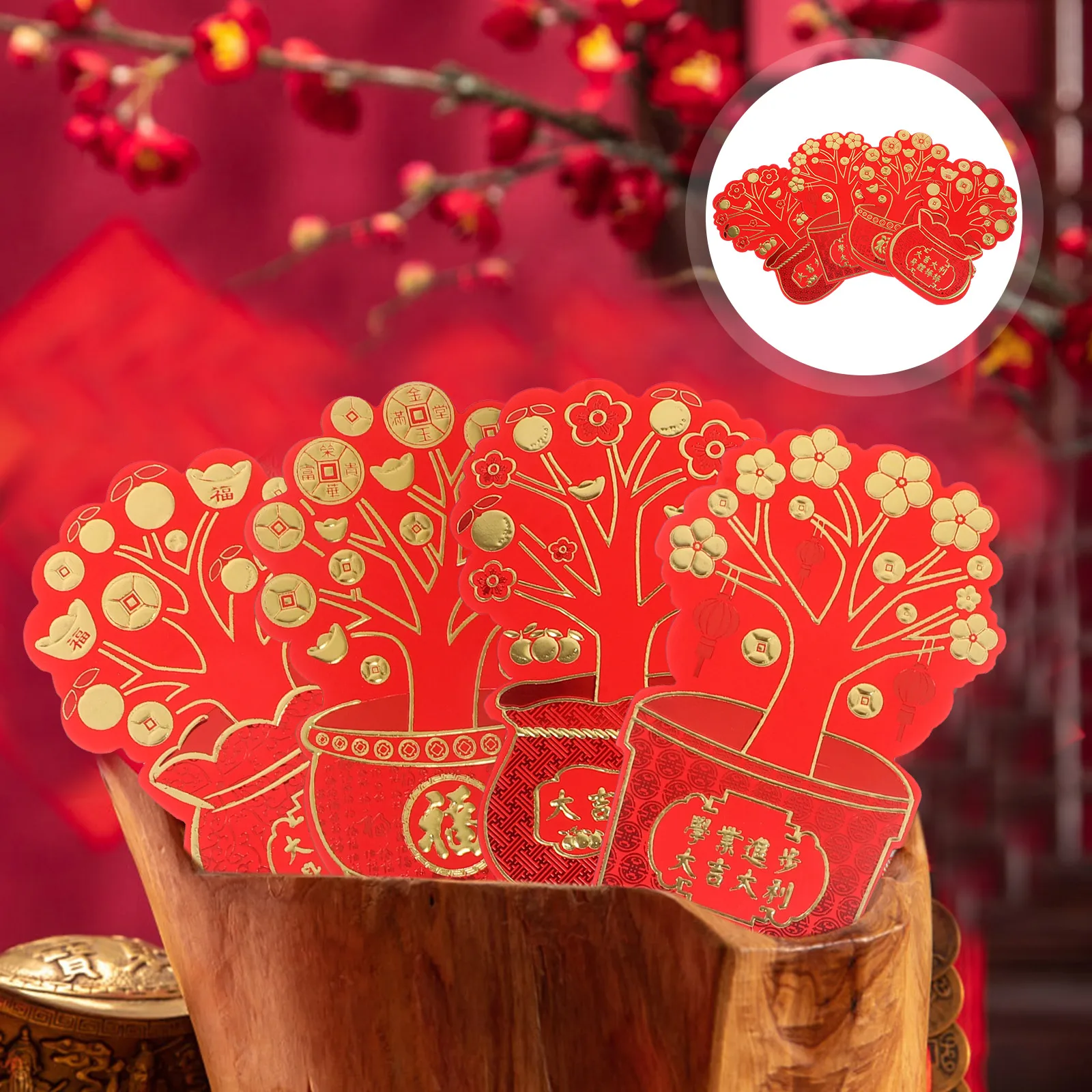 

16 Pcs Red Pocket Creative Envelope Bag Money Envelopes Cash Lai Feng Wallet