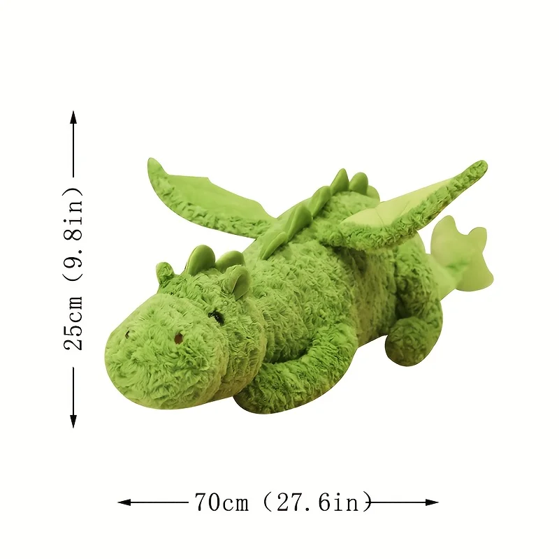 Dinosaur plush toy, two different colors of flying dragon plush toys suitable for birthday gifts for friends, suitable for valen