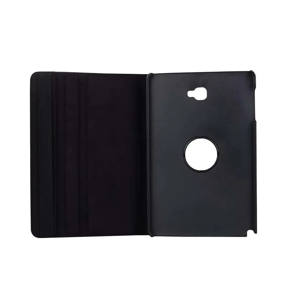 Para Samsung Tab A6 10.1 com capa protetora giratória Spen P580 P585 capa de couro plana