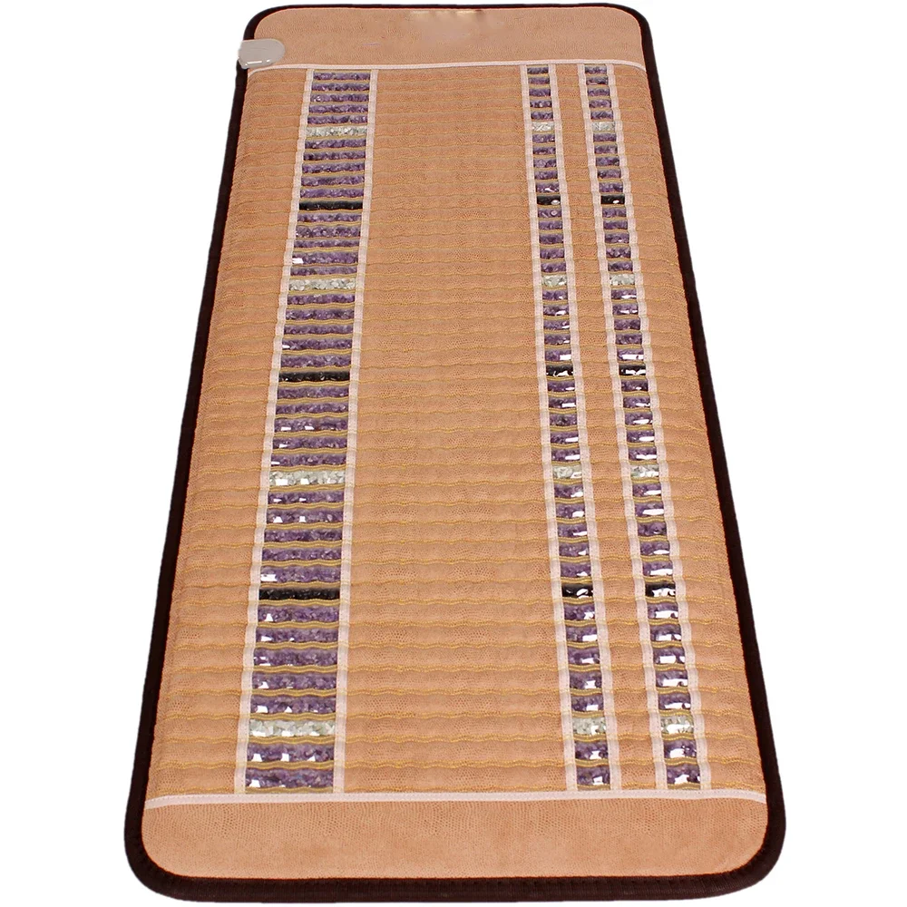 2025Pop Relax Best Healthy Care Amethyst Mix Mat   Heating Pad Thermal Crystal Technology Magnetic Electric bed mattr