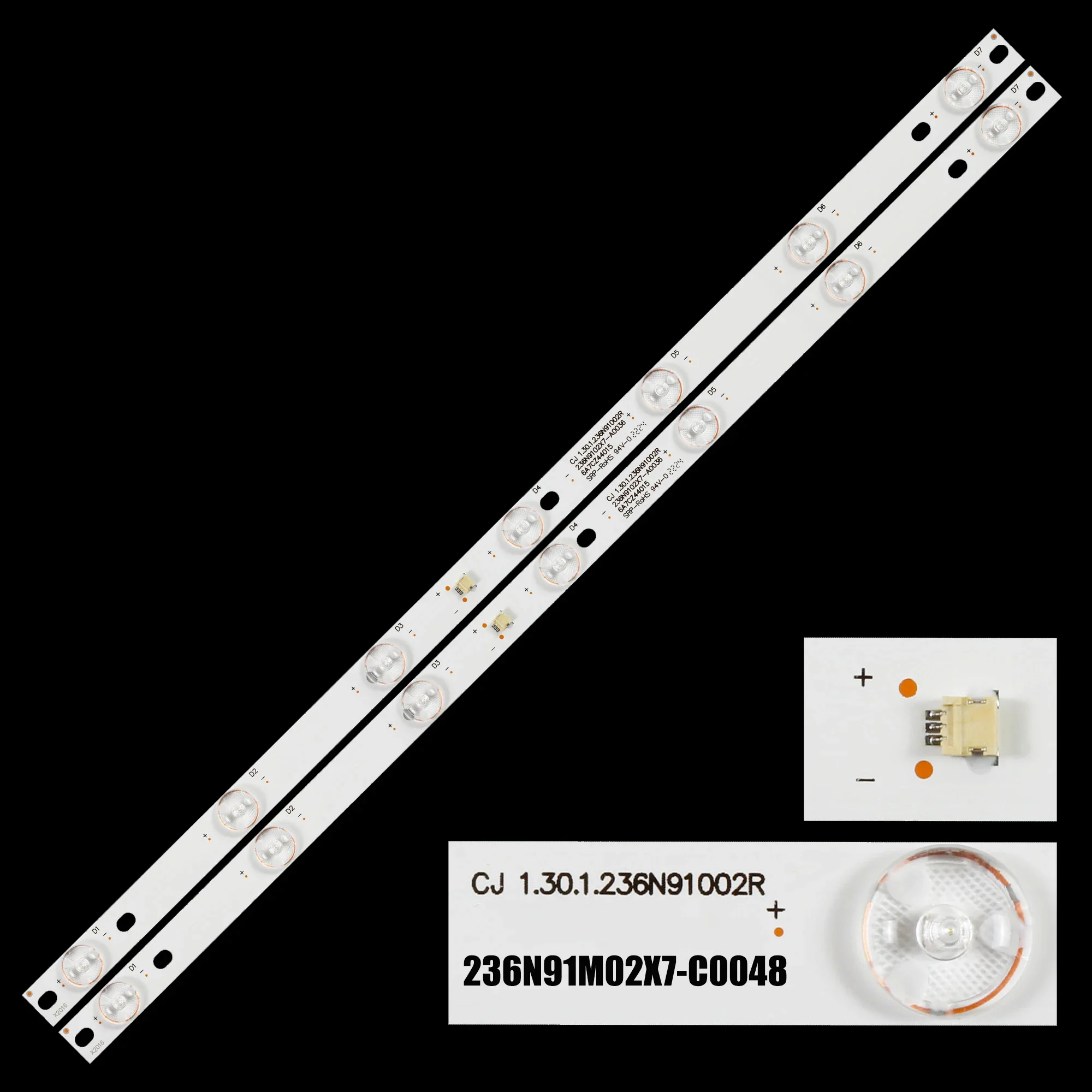 Listwa oświetleniowa LED dla PTV24N92D PH24N91D PH24N91 PTV24N91SA PTV24N91 PTV24N92 NVR-7412-24HD-N