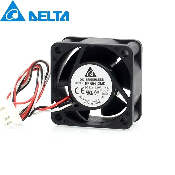 For Delta EFB0412MD-ROO with  warning device and 4020 40mm 12V 0.10A cooling fan for delta