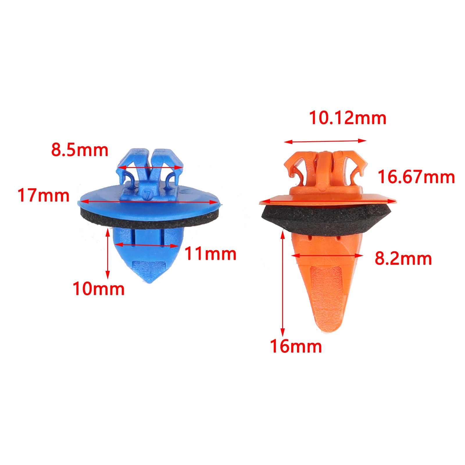 30pcs Retainer Clips 75397-35010 75495-35010 Fender Flare Mudguard Durable ​For Toyota Highlander 2009-2010 4Runner 2002- RAV4