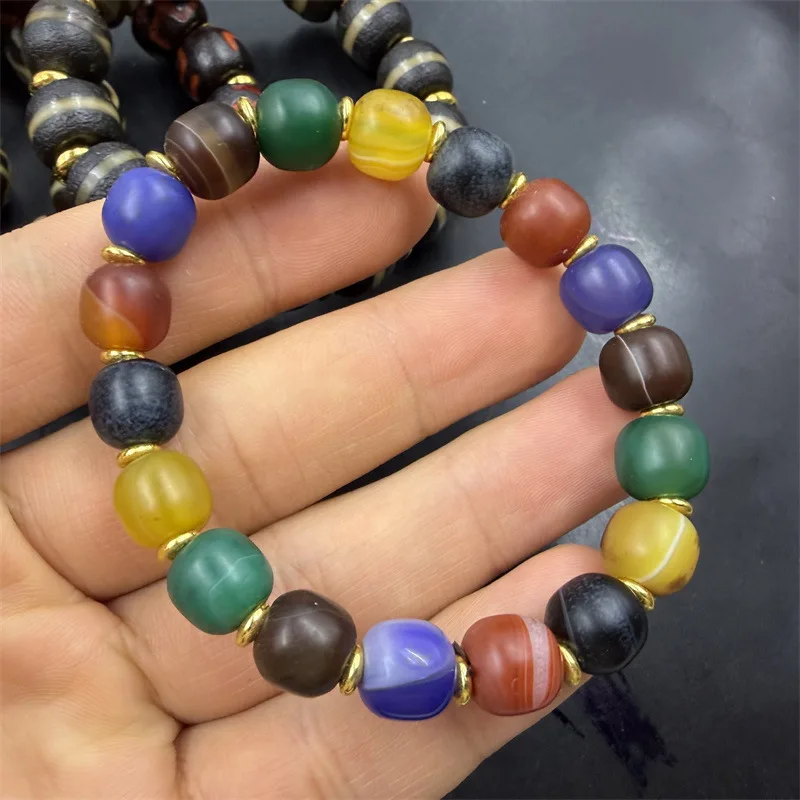 Wanzi Dzi Old-Style Bead , First-Class Agate Bracelet