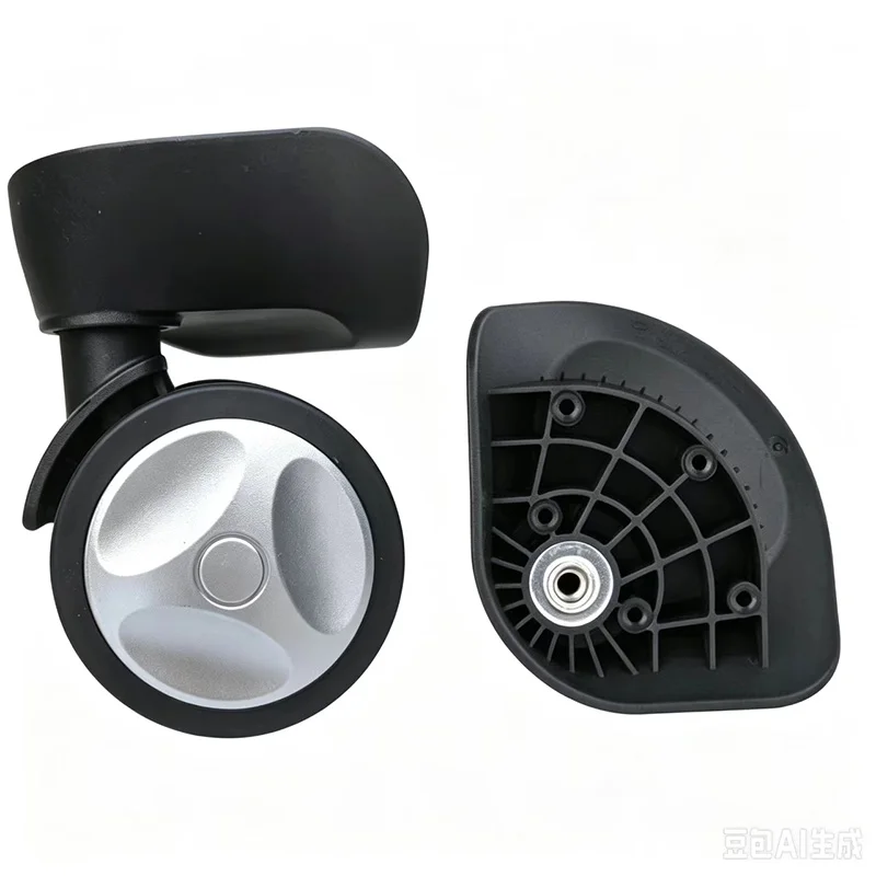 1 Pair Universal Luggage Wheel Replacement Accessories Suitcase Trolley Box Repair Pulley Parts