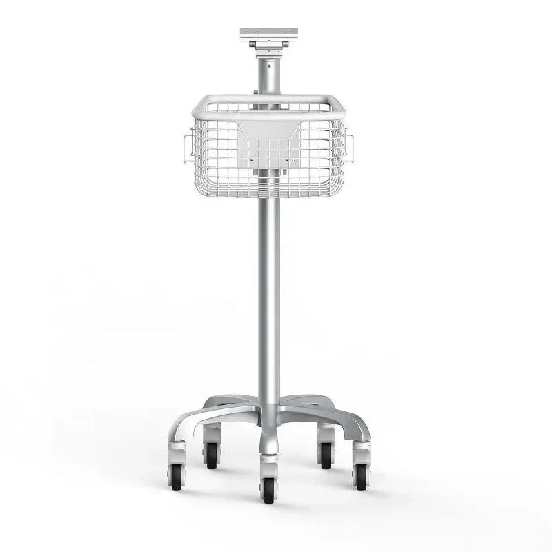 nstrument stainless steel stand patient monitor cart for hospital