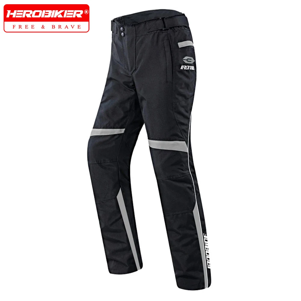 Pantalones de motocicleta con rodillera para hombre, equipo de protección, pantalones de Motocross, accesorios de motocicleta