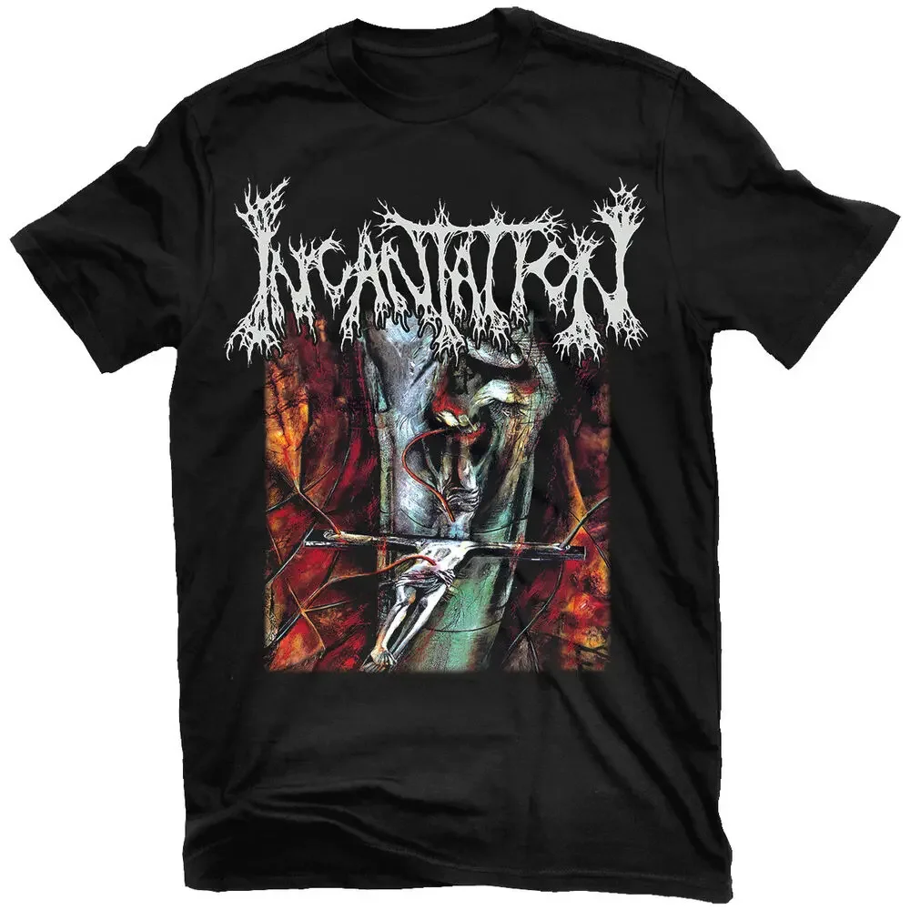 INCANTATION Onward To Golgotha T-Shirt NEW! Relapse Records TS2934 Tees Y2K tops Unisex Summer Short Sleeve