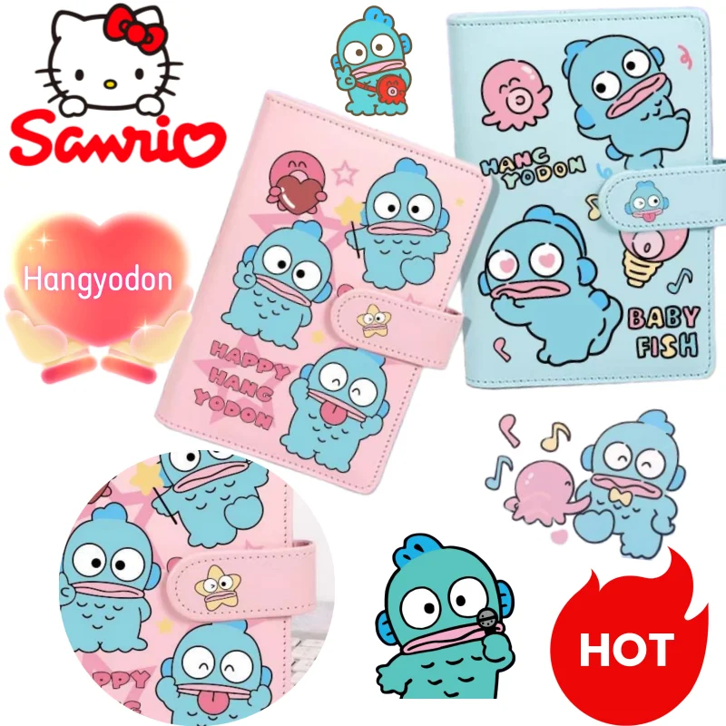 

Sanrio Hangyodon, ценный креативный новый ручной блокнот с книгами, мультяшный блокнот с переплетом, портативный милый дневник, подарок на день рождения
