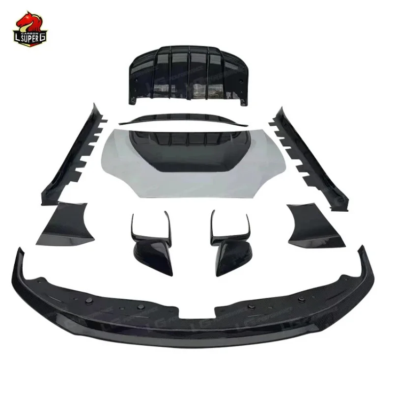 Carbon Fiber Body Kit for s Model S Upgrade V Style Car Conversion Kit