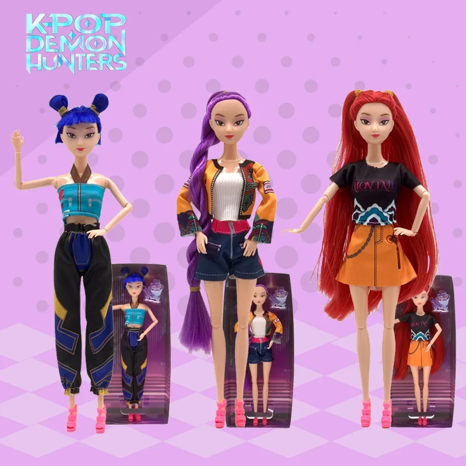 Anime nuevo KPop chasseurs de démons muñeca vinilo juguete Rumi Mira zoi personaje vinilo máscara estatuilla regalo de cumplea % 2026